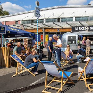 Zahlreiche Besucher beim 3. Streetfood Festival in Marktheidenfeld am Samstag (14.09.19).