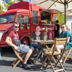 Zahlreiche Besucher beim 3. Streetfood Festival in Marktheidenfeld am Samstag (14.09.19).