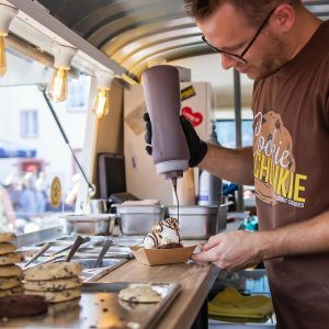 Zahlreiche Besucher beim 3. Streetfood Festival in Marktheidenfeld am Samstag (14.09.19).